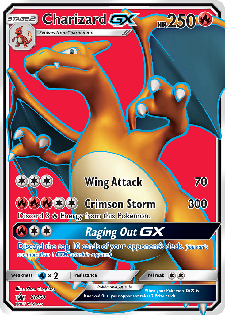 Charizard GX - Fire - SM60 - SM Promos (SMP) DAMAGED