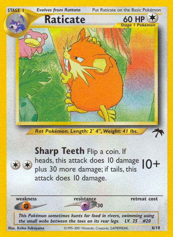 pokemon card raticate Raticate (6/18) [Southern Islands]
