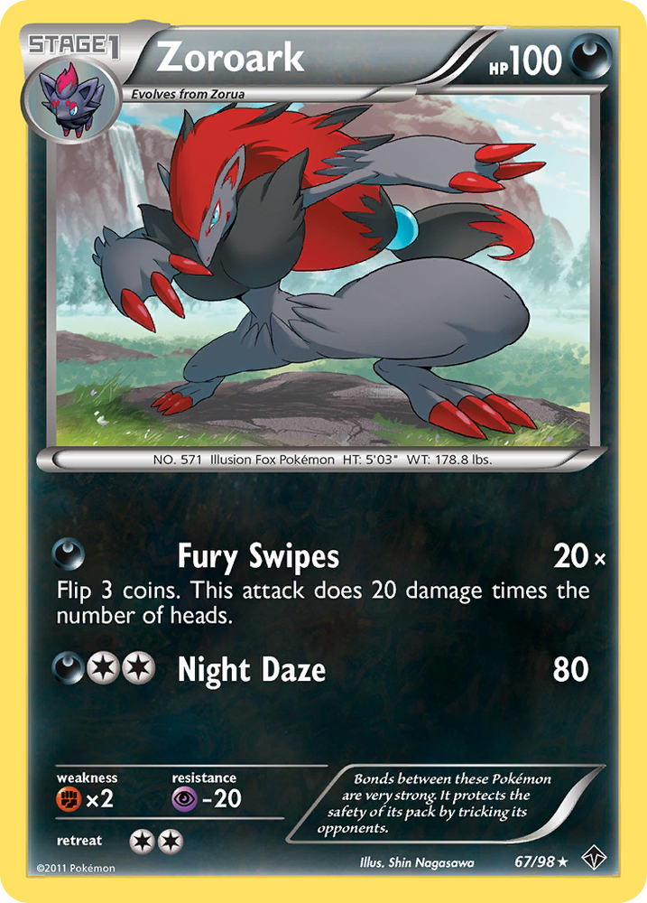 Zoroark (67/98) [Black & White: Emerging Powers]