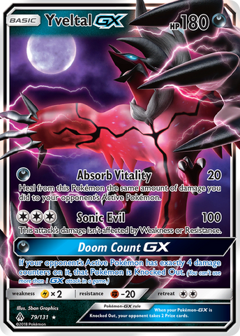 Yveltal GX (79/131) [Sun & Moon: Forbidden Light]