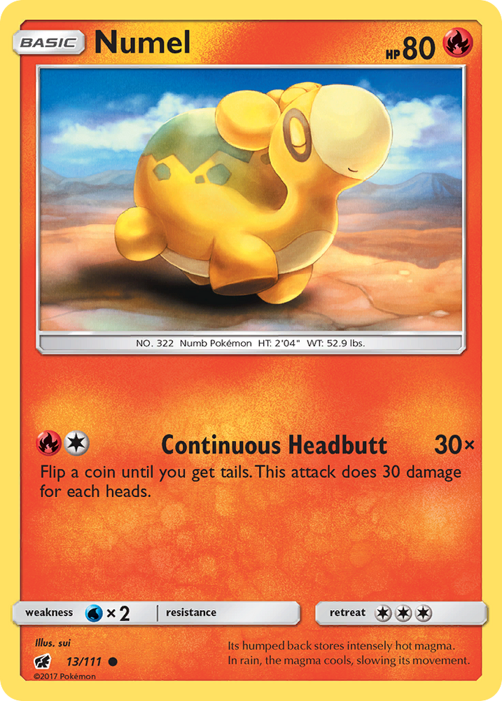 Numel (13/111) [Sun & Moon: Crimson Invasion]