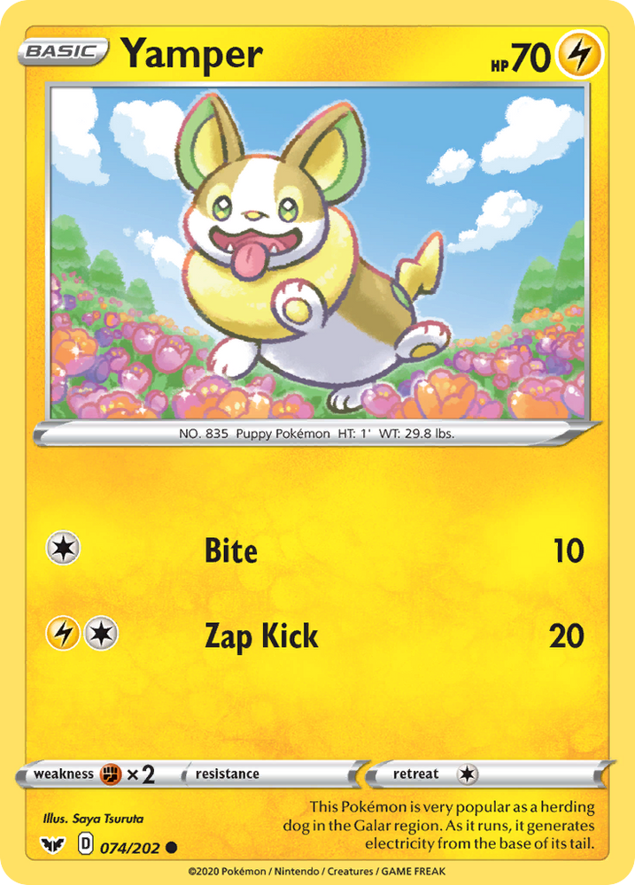 Yamper (074/202) [Sword & Shield: Base Set]