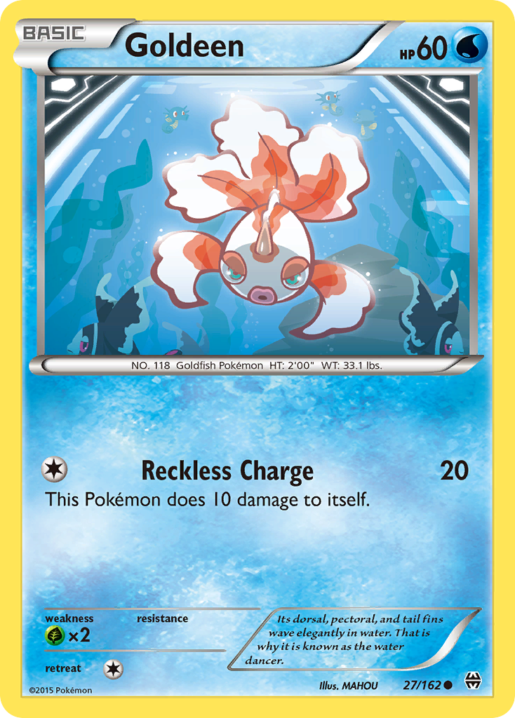 1995 goldeen pokemon card Goldeen - Neo Revelation - Pokemon