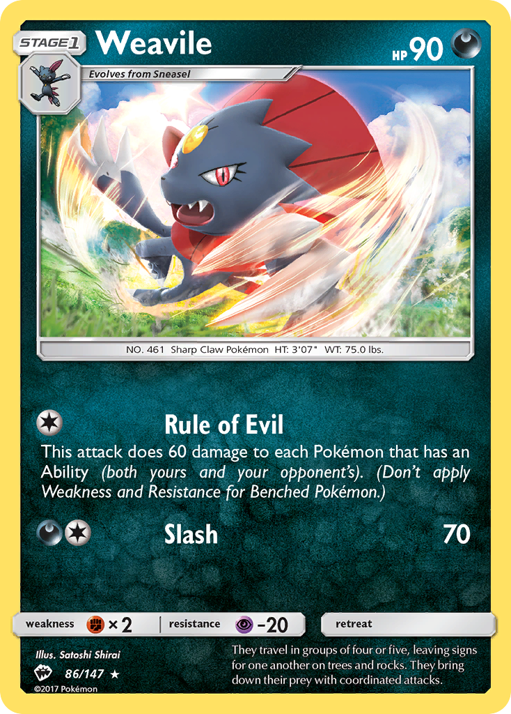 pokemon card weavile 134/193 - Paldea Evolved - Evolution Set - 2 Lot choose a card you find there and put it on the bottom of your opponents deck in any order Weavile #014 Night Wanderer