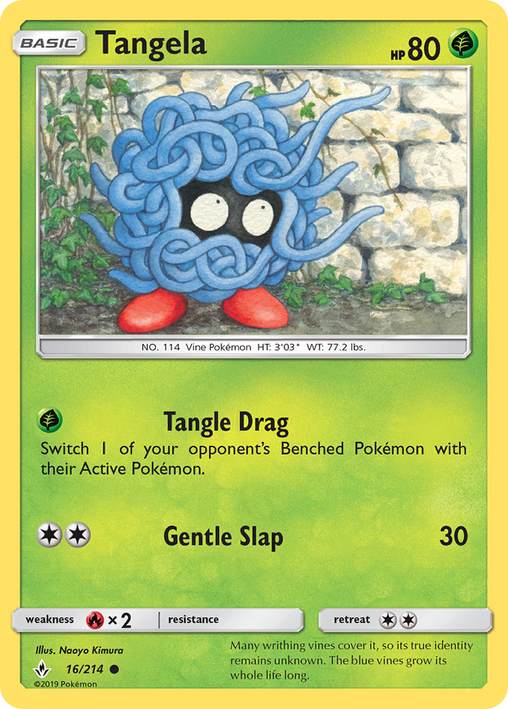 tangela pokemon card value Koga's Cards Price Guide Flavor Text Tangela (16/214) [Sun & Moon: