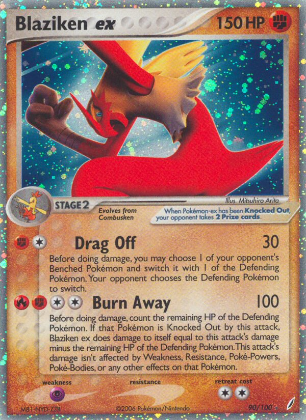pokemon cards blaziken Blaziken ex (90/100) [EX: Crystal Guardians]