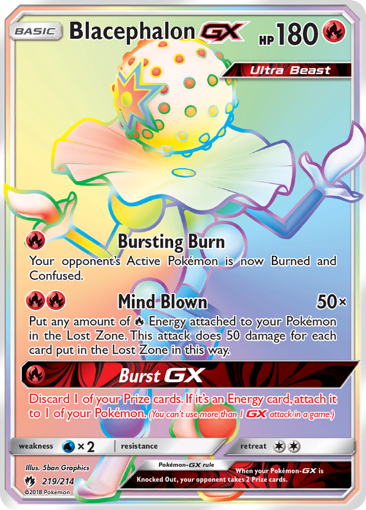 Blacephalon GX (219/214) [Sun & Moon: Lost Thunder]