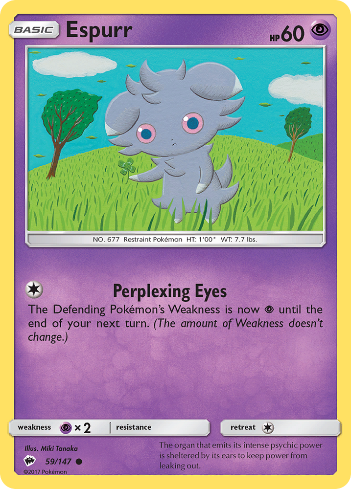 espurr pokemon cards Espurr Card! Custom Made!