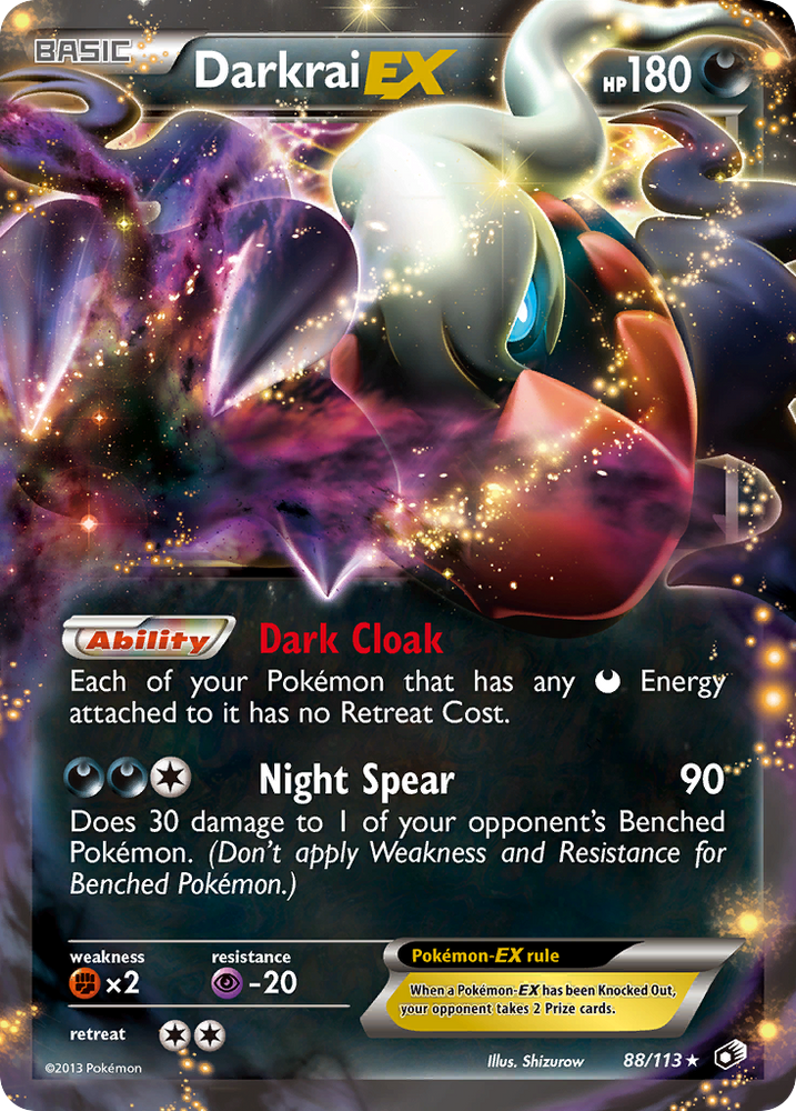 Darkrai EX (88/113) [Black & White: Legendary Treasures]