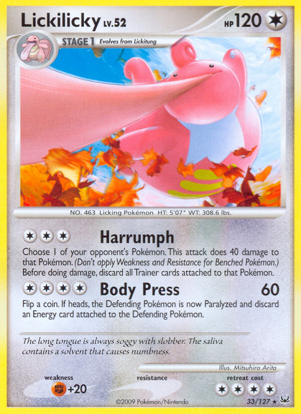 Lickilicky (33/127) [Platinum: Base Set]