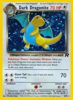 dark dragonite pokemon card 5/82 (5) this attack does nothing. Dark Dragonite Team Rocket Unlimited