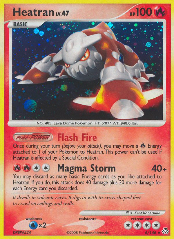 pokemon heatran card PSA 10 #123 Play! Prize Pack Series 6 Pokemon GorillaTCG this Pokmon takes 30 less damage from attacks (after applying Weakness and Resistance) Pokemon Trading Card Game Unified