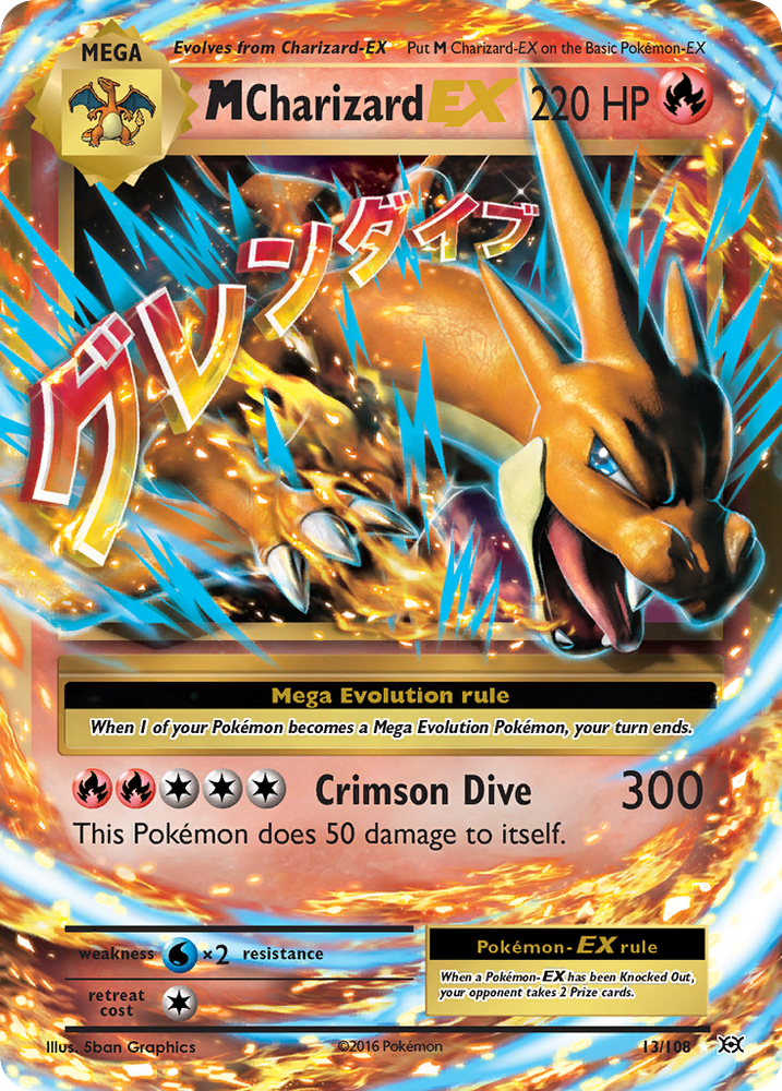 M Charizard EX (13/108) [XY: Evolutions]