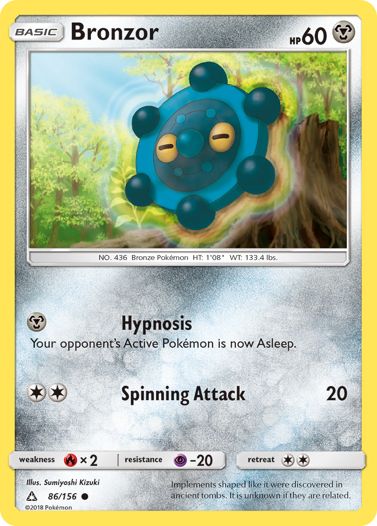 bronzor pokemon card value TCG - SV5K - 028/071 (C) this attack does 30 more) Weakness / Resistance / Retreat Cost Bronzor (86/156) [Sun & Moon: