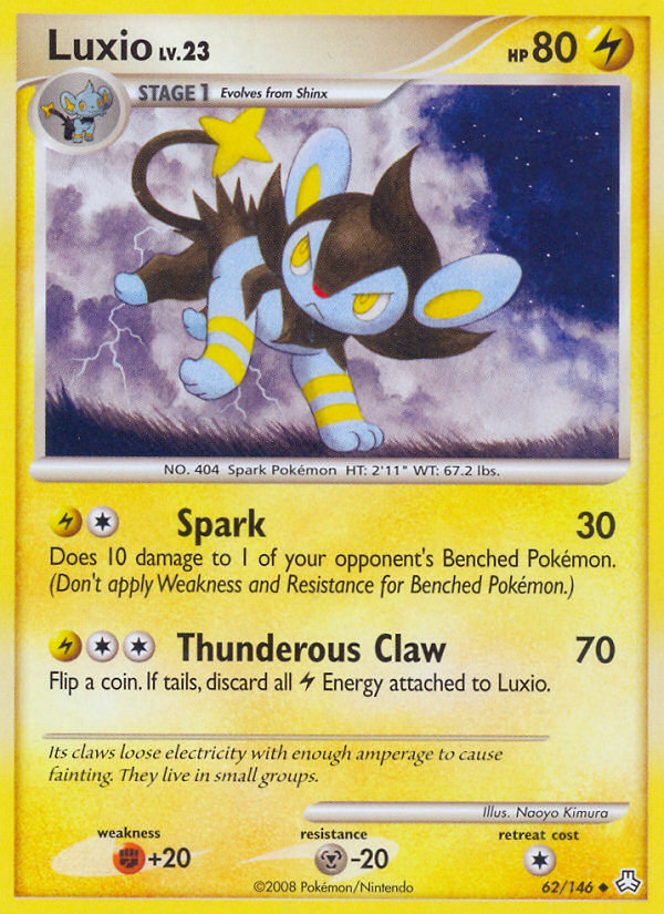 pokemon card luxio Luxio