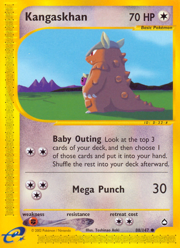 kangaskhan rare card Amazon.com: Pokemon - Kangaskhan ex 115/165 - Pokemon 151 - Double Rare -  Holo Foil main image 0