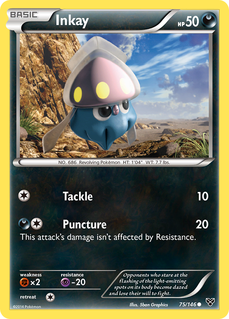 inkay pokemon card price Inkay (75/146) [XY: Base Set]