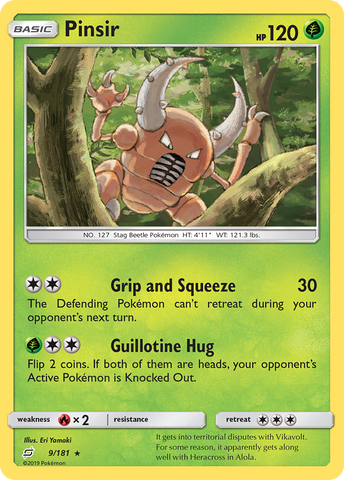 Pinsir (9/181) [Sun & Moon: Team Up]