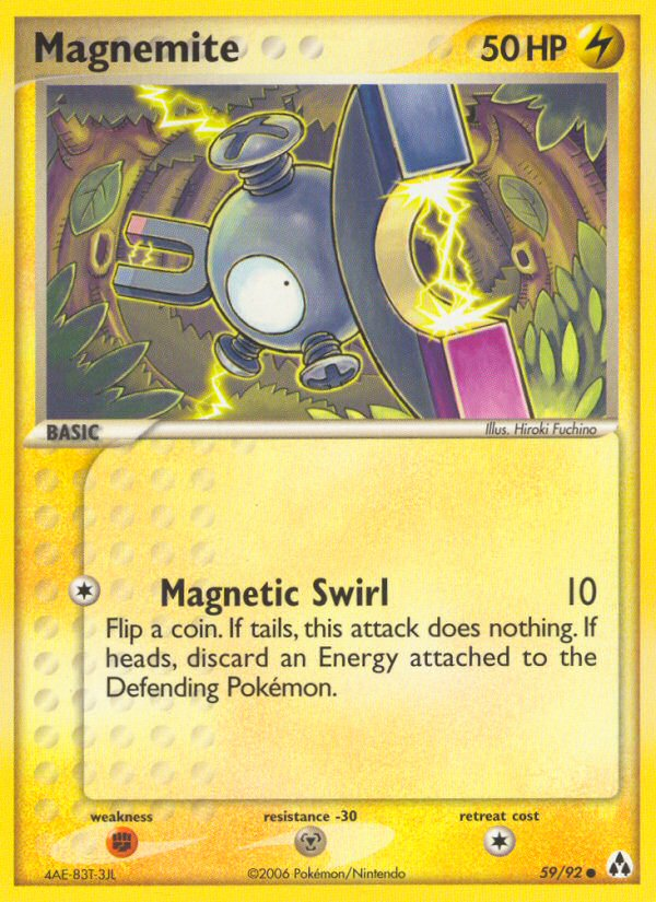 Magnemite (59/92) [EX: Legend Maker]