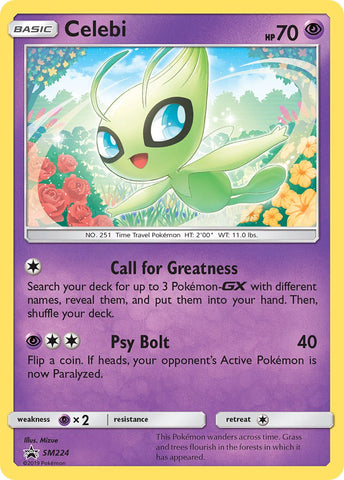 Celebi (SM224) [Sun & Moon: Black Star Promos]