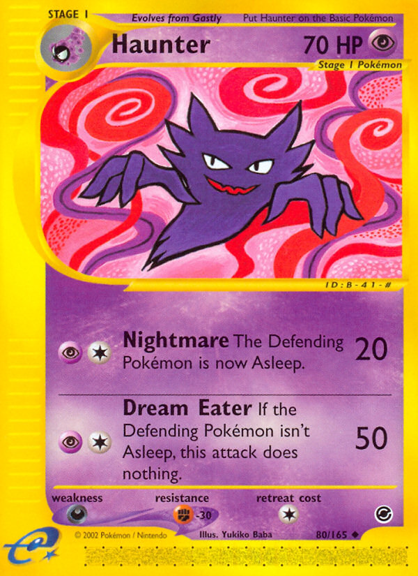 pokemon haunter card Gengar 094/165 - Gastly - 151 - Evolution Set have for your premier collection. Pokemon - Haunter (48/108) -