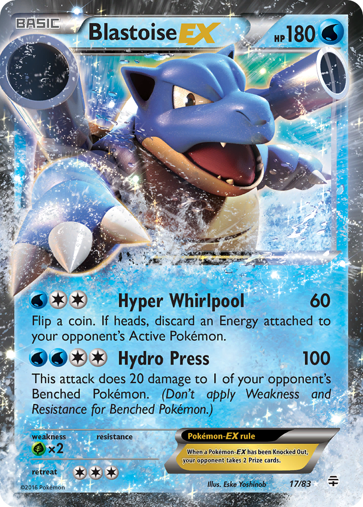 blastoise v pokemon card price Blastoise EX (17/83) [XY: Generations]