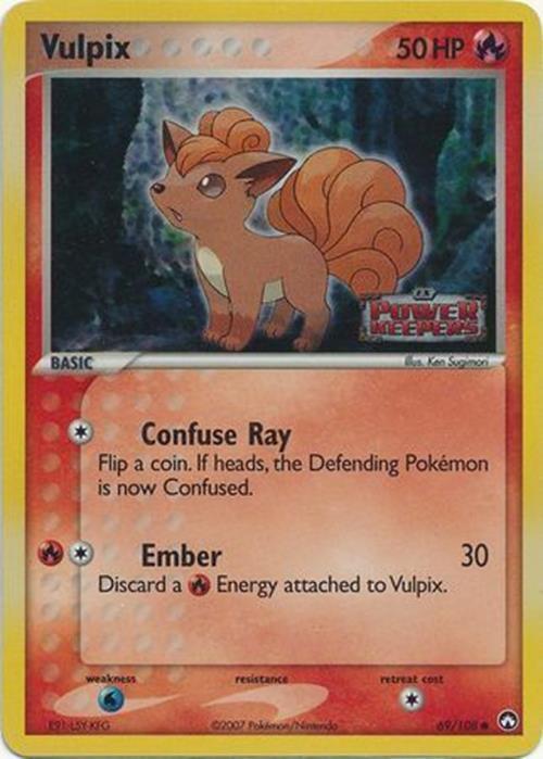 Vulpix (69/108) (Stamped) [EX: Power Keepers]