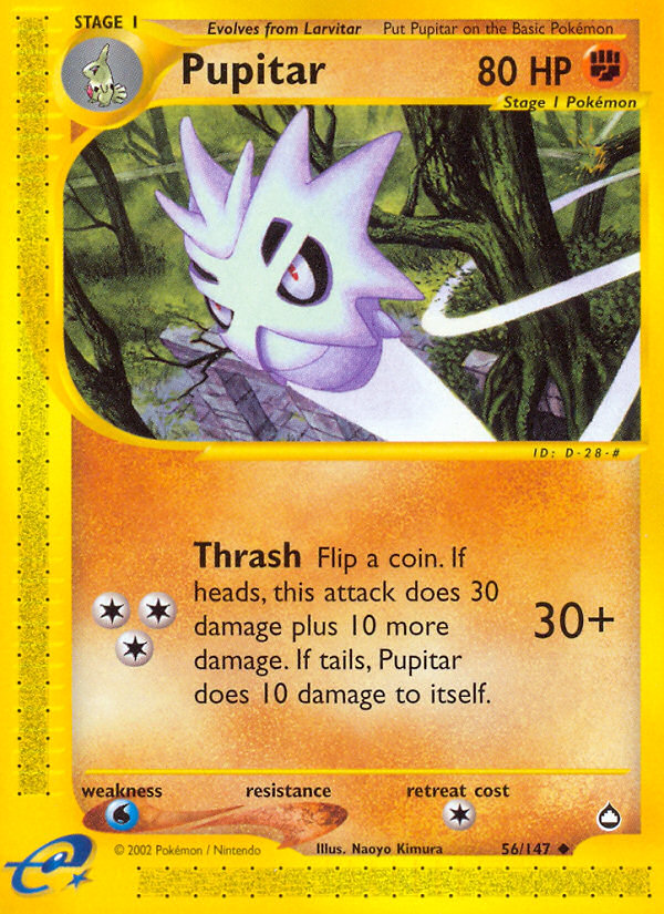 pupitar pokemon card TCG: Journey Together Colorless Rule Pupitar 038 Pokemon GO -