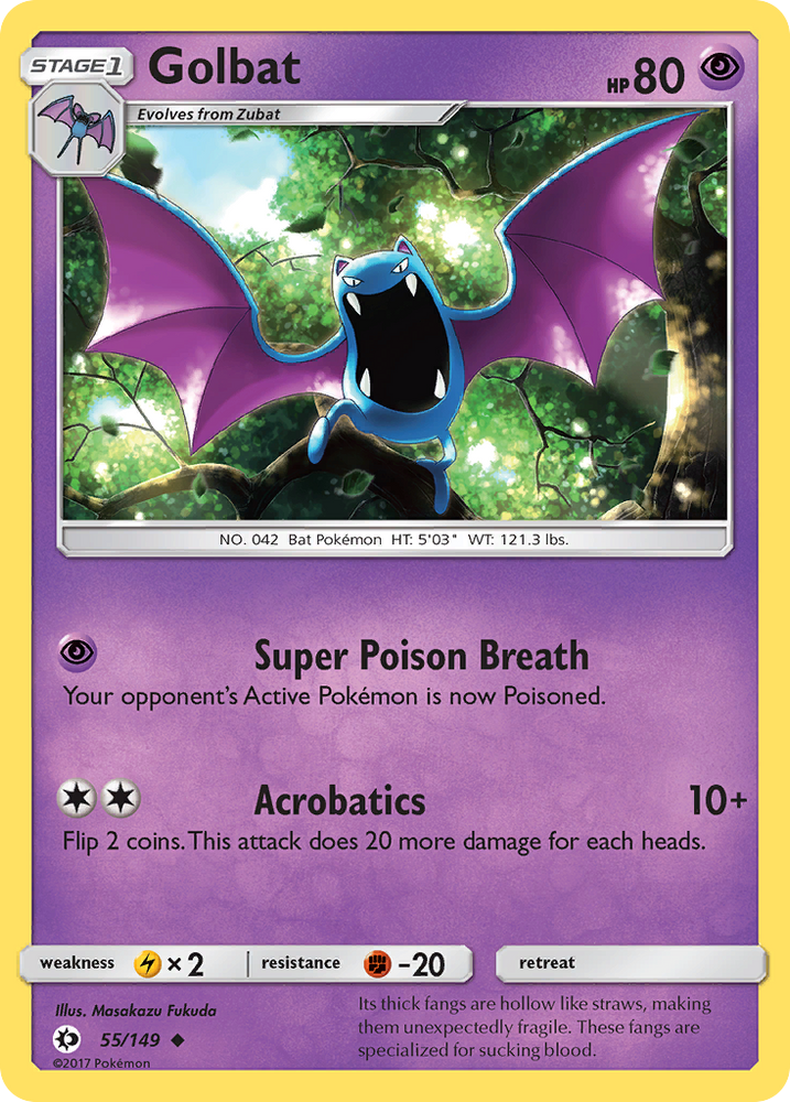 Golbat (55/149) [Sun & Moon: Base Set]