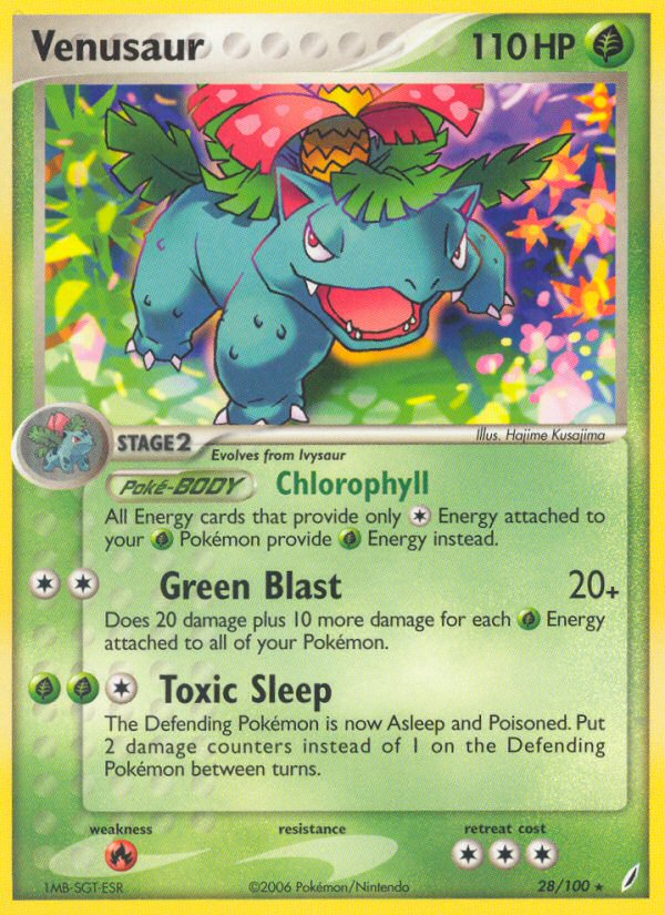 Venusaur (28/100) [EX: Crystal Guardians]