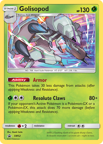 Golisopod (SM52) [Sun & Moon: Black Star Promos]