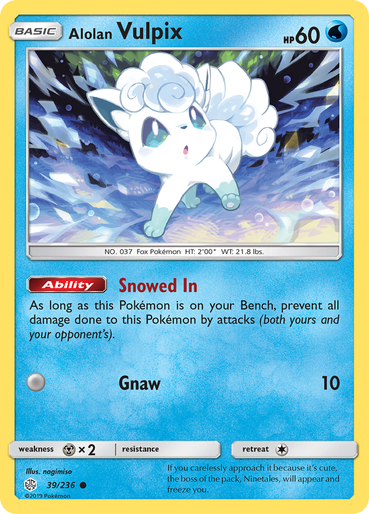 Alolan Vulpix (39/236) [Sun & Moon: Cosmic Eclipse]