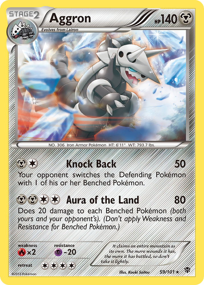 pokemon cards aggron Aggron 123/189 - Darkness Ablaze Holofoil