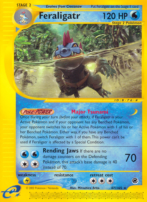 pokemon card feraligatr Feraligatr (47/165) [Expedition: Base Set]