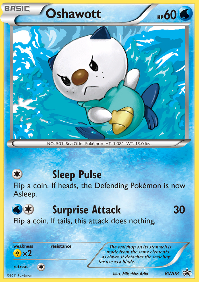 oshawott pokemon cards Oshawott 018/086 (Pokeball)