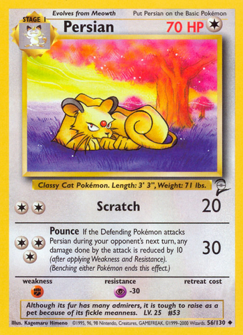 Persian (56/130) [Base Set 2]