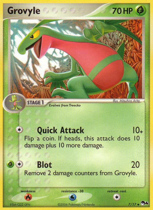 pokemon grovyle card Pokemon Pocket TCG Card Full Art 1 Star Grovyle Pulsing Aura DIGITAL