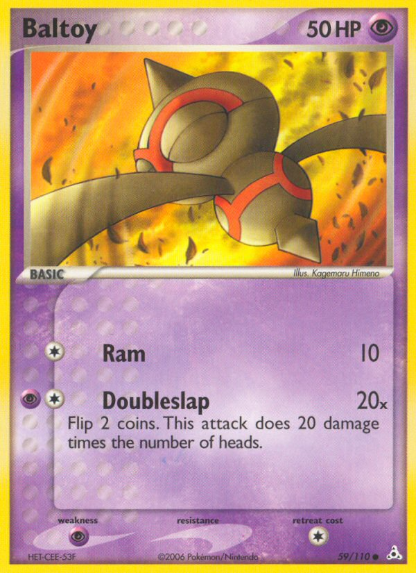 baltoy pokemon card TCG - - 32/98 - Common - 2015 - XY Ancient Origins - Future Spin Card Number / Rarity Pokemon Card - Crown Zenith