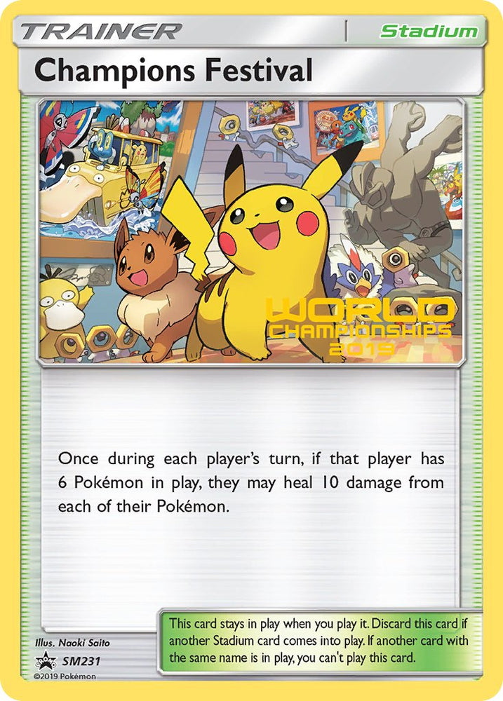 Champions Festival (SM231) (Finalist 2019) [Sun & Moon: Black Star Promos]