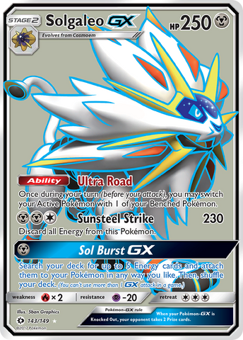 Solgaleo GX (143/149) [Sun & Moon: Base Set]