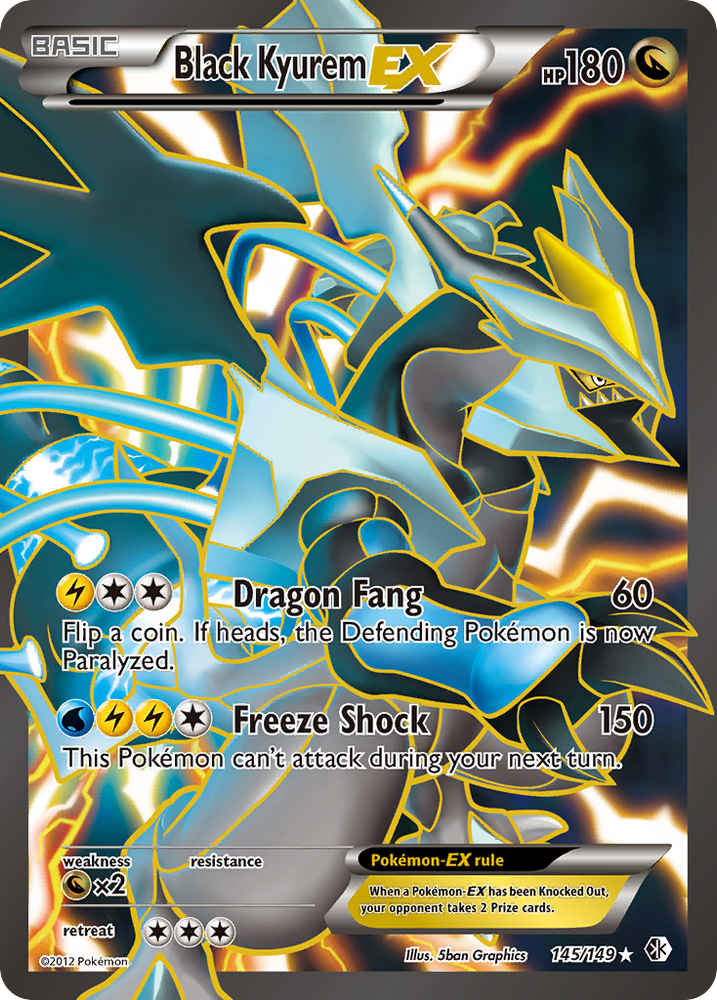 Black Kyurem EX (145/149) [Black & White: Boundaries Crossed]